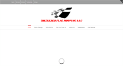 Desktop Screenshot of checkeredflagroofing.com